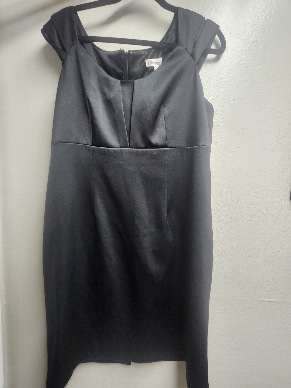Coldwater Creek Black Midi Sheath Dress